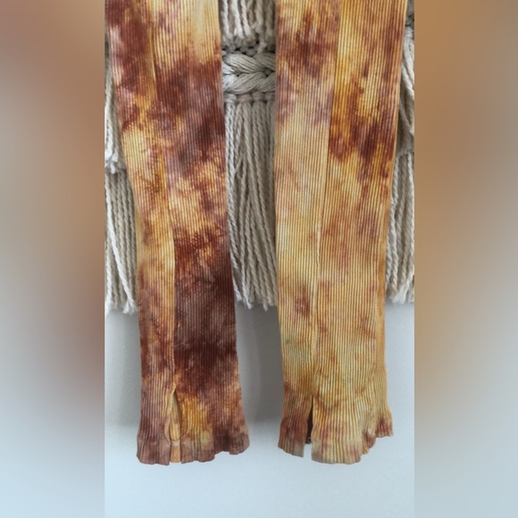 I. AM. GIA Cosmo Pant Tie Dye Ribbed Knit Vented Hem Medium Blogger Favorite - Picture 5 of 7